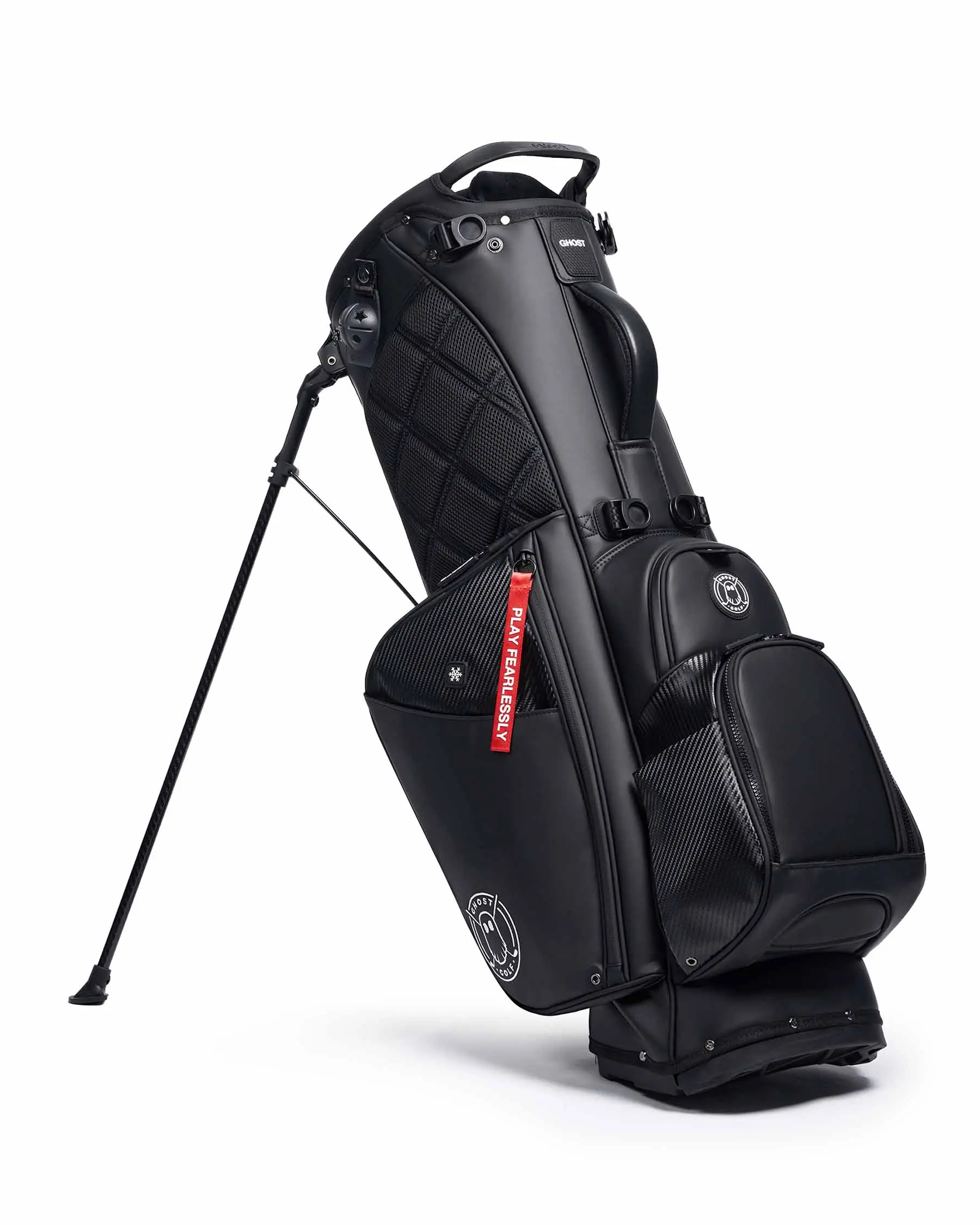 ANYDAY Ronin Golf Bag - Lightweight, Durable, Carbon Fiber Construction, Nylon Webbing Straps, Built-In Pen Holder & Ball Marking Aid