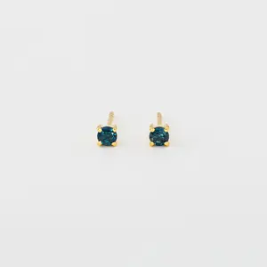 London Blue Topaz Stud Earrings