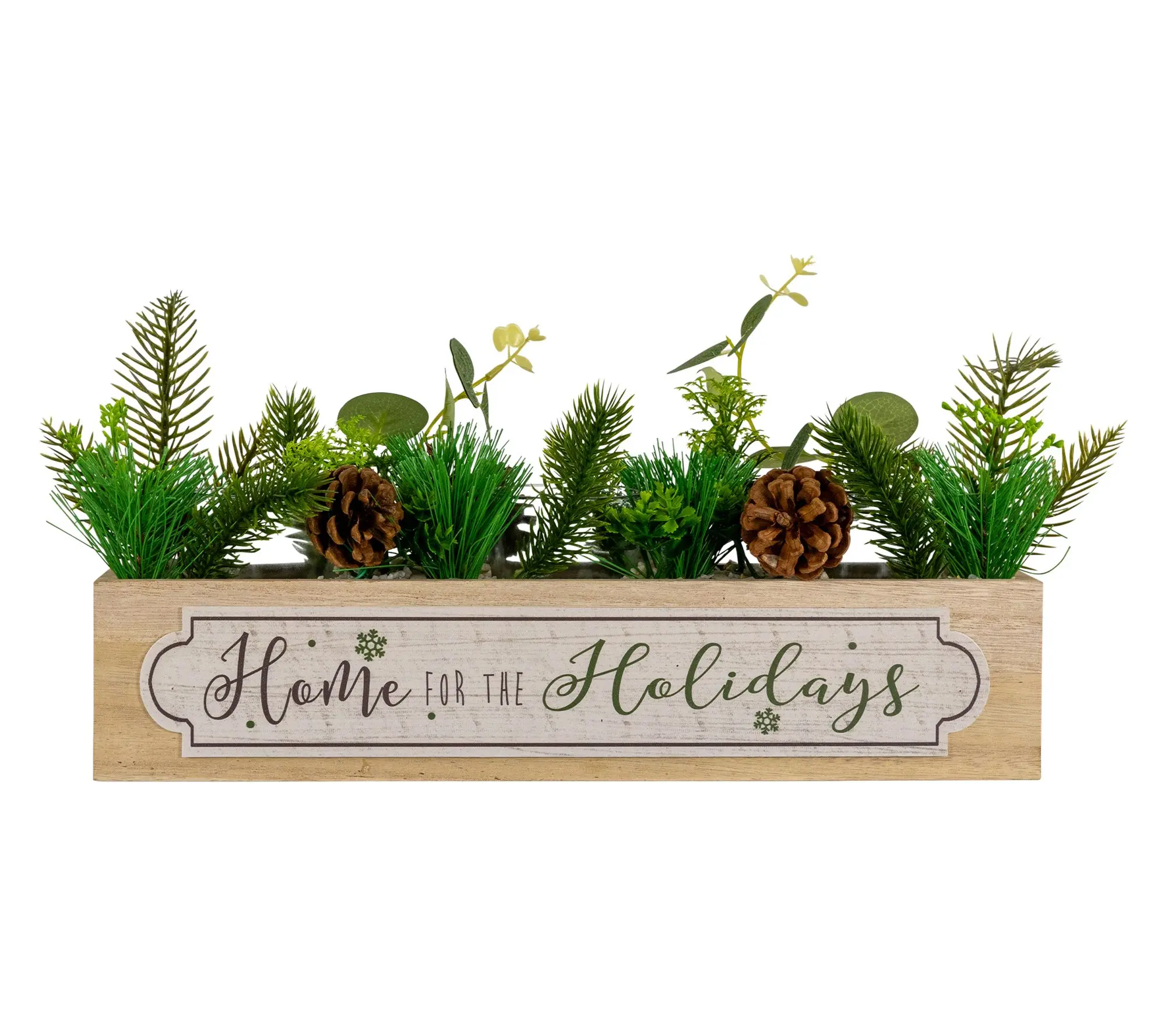 Northlight "Home For The Holidays" Christmas Candle Holders