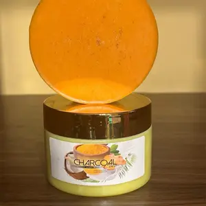 1 pcs Charcoal coco Turmeric Body butter…1pcs 4oz Ti manoune savon