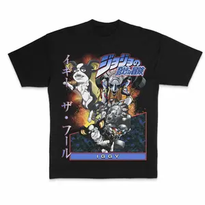 Classic Iggy T-Shirt, JoJo Stardust Crusaders Anime Dog Graphic Tee