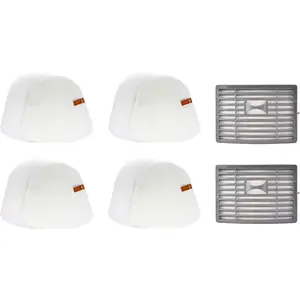 4+2 Filter Kit for Shark Powered Lift-Away DLX NV581 NV581Q NV581QBL NV581QG NV581QPR NV581QR NV581QT NV581QTG NV585 NV585 NV586. 4 Foam & Felt Filter Sets + 2 HEPA Replace Part # XFFT580 XHEP580