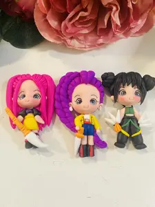 Huntrix  3 clay dolls set