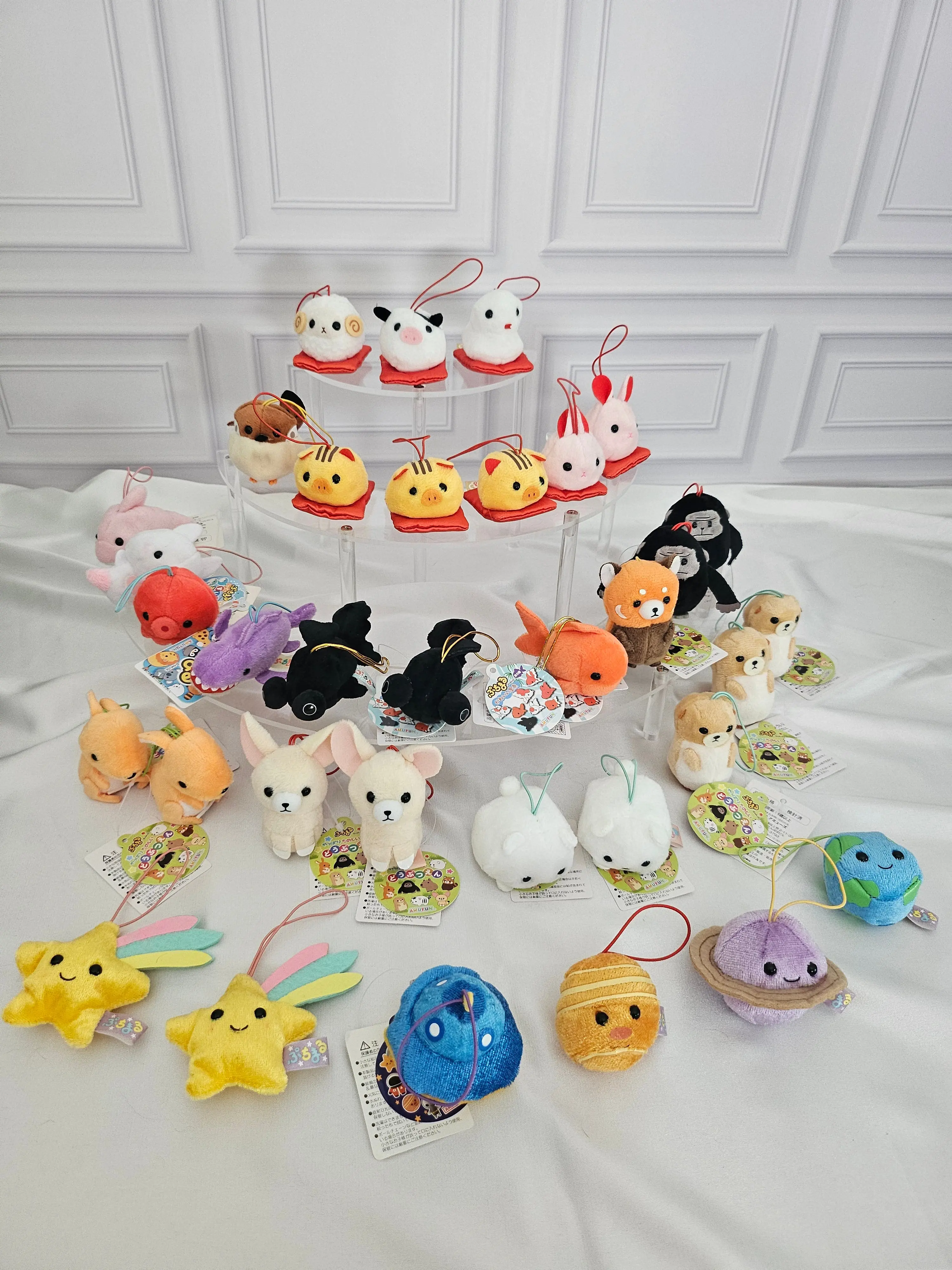RARE Discountinued - Puchimaru - NO TAGS Adorable Bean-filled Plush Keychain