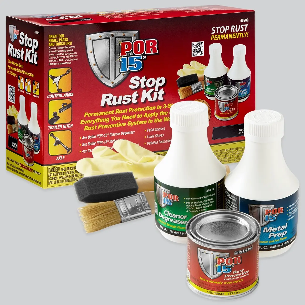 Large Caliper Paint Bundle, Rust-Protective Ceramic Colors Paint for Trucks, 8oz, High-Temp Formula, Brush/Spray Application