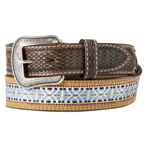 3D Belt Company Men's Woven Aztec Brown Western Belt D100016502
