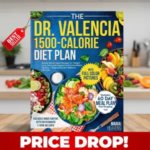 The Dr. Valencia Lifestyle Meal Planner – Daily Meal Organization, Balanced Nutrition & Healthy Eating Guide – Perfect Wellness Gift for Meal Prep & Self-Care | Planificador de Comidas Valencia – Guía de Nutrición Equilibrada