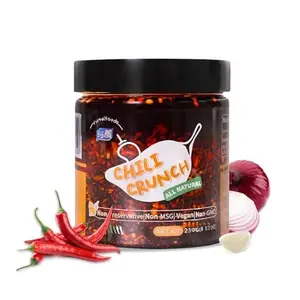 Yumei Chili Crunch, Flavorful & All Natural Vegan Chili Crisp Oil, Non-preservative, Non-MSG, Non-GMO, Gourmet Hot Chili Sauce Good on Everything(Chili Crisp)