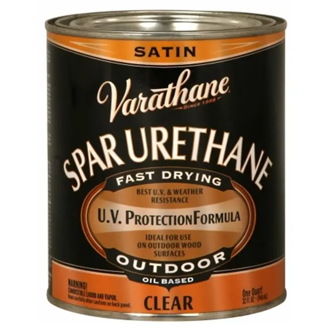 212 MAIN 1 Qt Oil-Based Spar Urethane - Low Odor, Fast-Dry Satin Coat, Outstanding UV & Weather Resistance, Ultimate Protection for Automotive Maintenance, Car Detailing Supplies, Fade Resistant