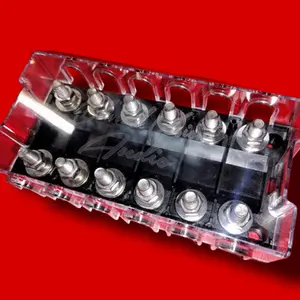 Blurred Vision Audio BV-6AMG 6-Way AMG Bolt Down Mega Fuse Holder
