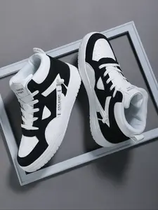 Men's High Top Athletic Outdoor Sports Skateboarding Shoes, Comfortable Hiking Trekking Boots, Casual Fashion Sneakers for Men, Sporty Breathable Shoes, Footwear Athletic Trainer, Footwear, Walking Shoes