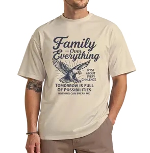 Family Over Everything Street Eagle Shirt, Urban Streetwear T-Shirt, Unisex Eagle Design Top.