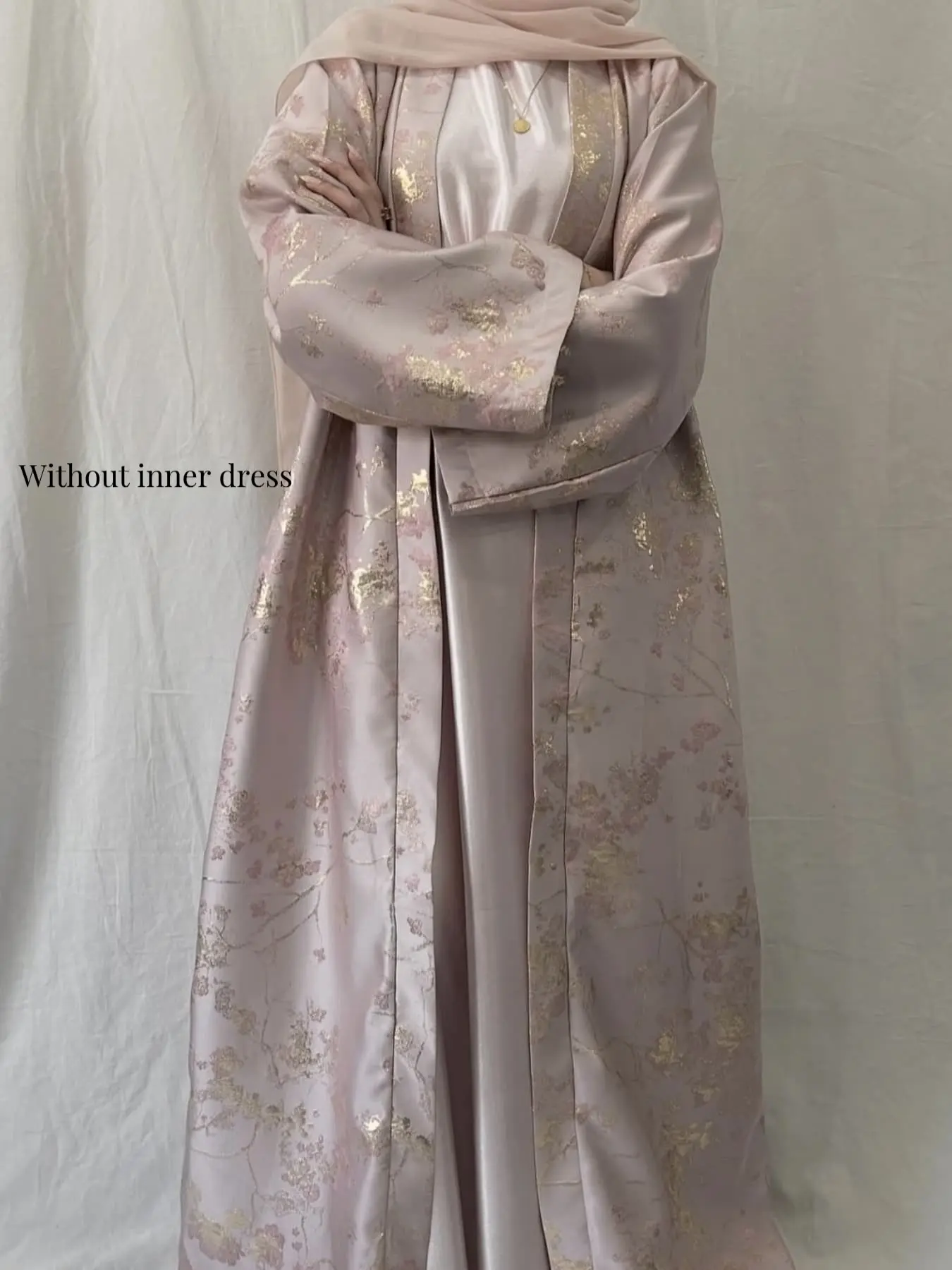 Women's Modest Style Long Robe Dress, Elegant Floral Pattern, Comfortable & Stylish Design, Perfect for Daily Wear & Special Occasions, Classy Modest Dresses, Muslim Dress, Muslim Outfits, Muslim Women Gowns, Muslim Evening Dress, Islamic Clothing