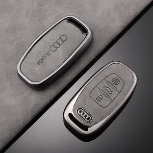 Fashion Tpu Car Key Case, Remote Control Key Full Cover Holder, Compatible with Audi A1 A3 8v A4 B8 B9 A5 A6 C7 A7 A8 Q3 Q5 Q7 S4 S6 S7 S8 R8 Tt