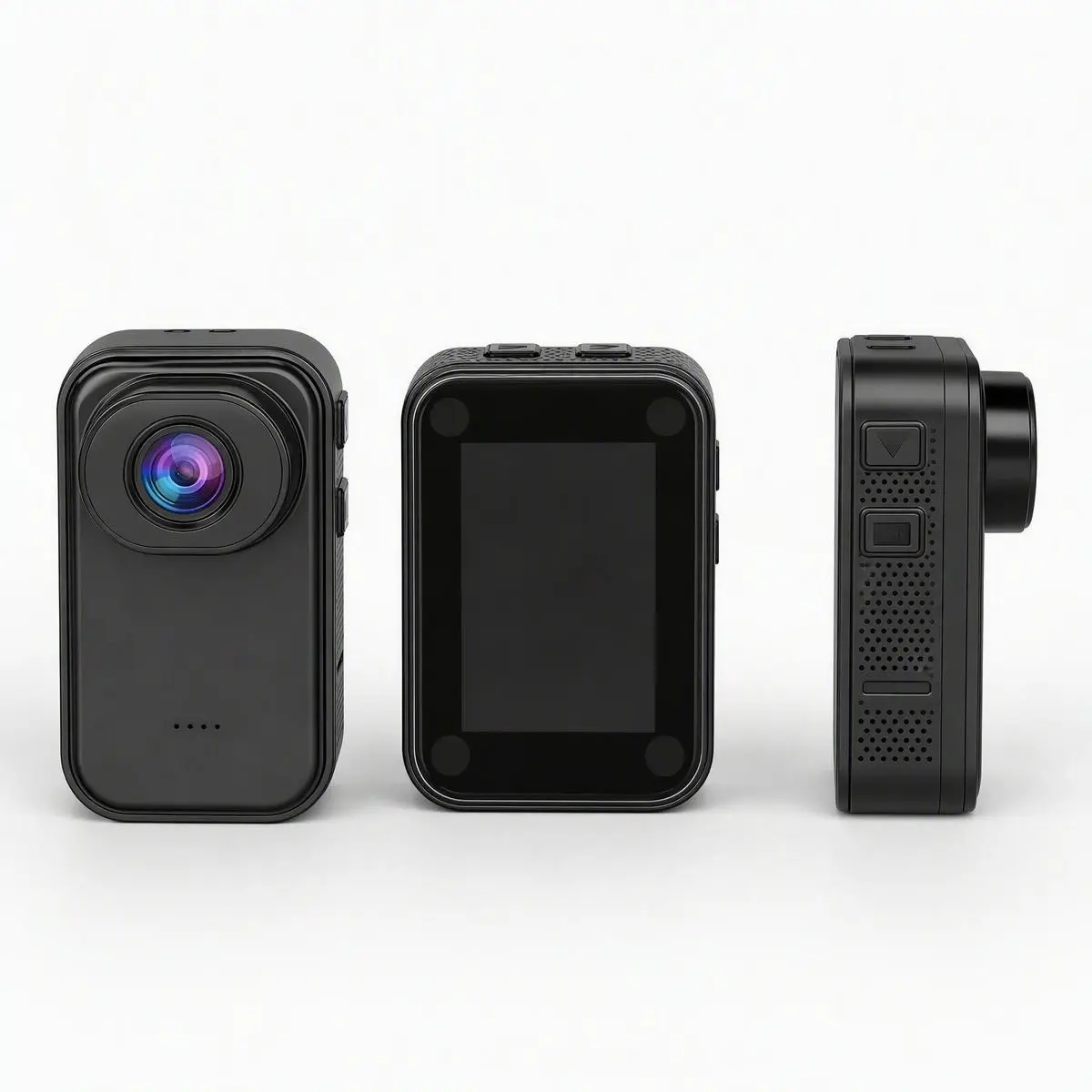 1080P Professional Body Sports Action Camera - HD Video, Portable Vlogging, Outdoor Sports Camera with USB Port, Micro SD Card Support, MP4 Compatibility, Install-Anywhere Design, Compact Flexible Mount for Cycling, Travel (No WiFi/Bluetooth)