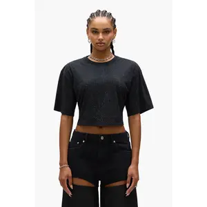 Crystal Camo Cropped Tee