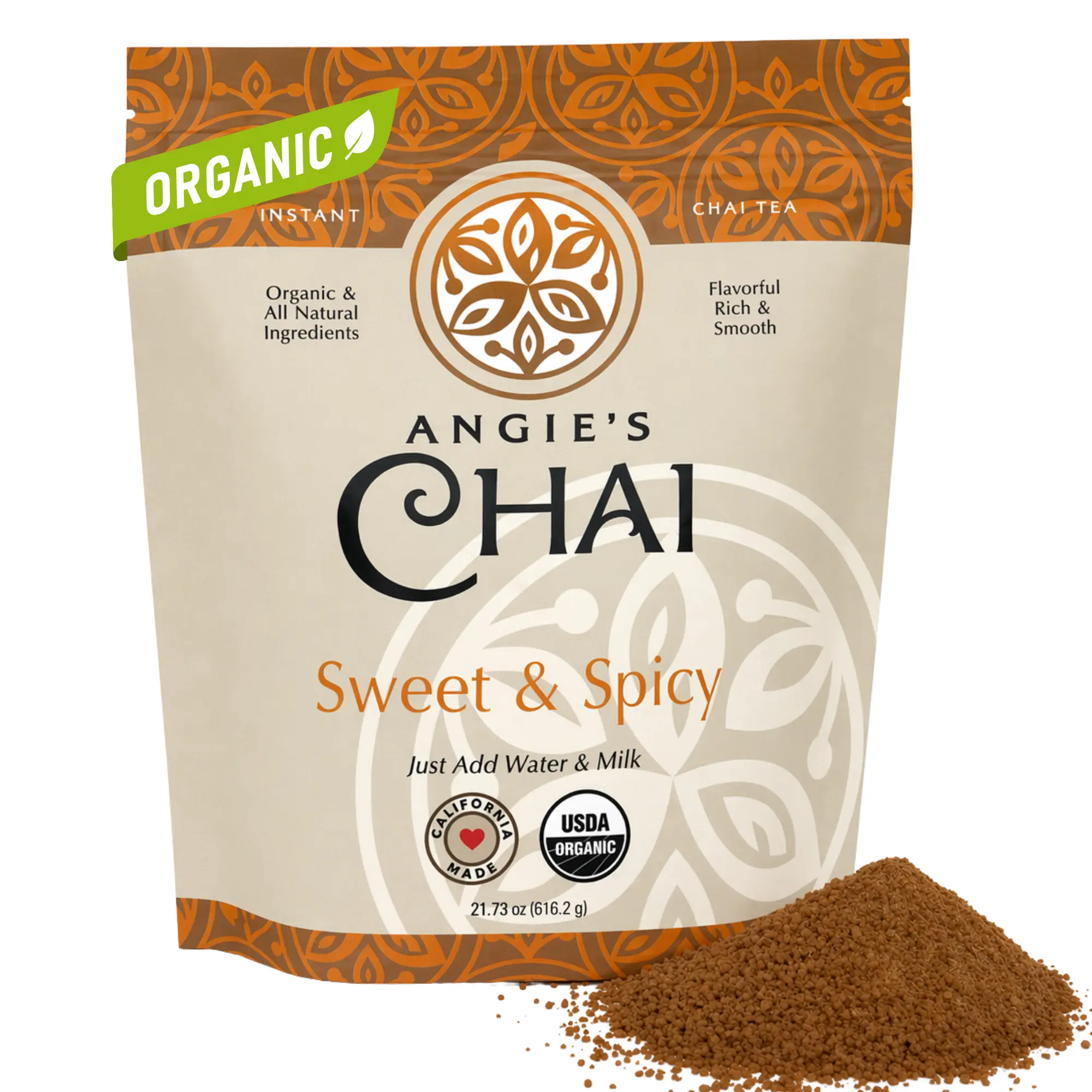 Angie's Chai Sweet & Spicy Organic Chai Powder