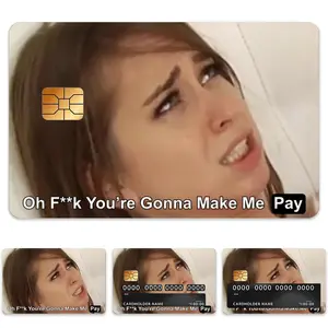 Credit Card Thin Skin Vinyl No Residue Sticker, 4 Counts/set Waterproof & Scratch Resistant Card Sticker, Personalized Bank Card Skin Protector Sticker Cards, Pvc Waterproof Stickers