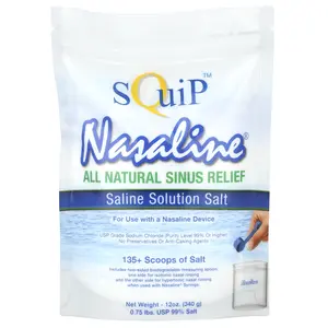 Squip Nasaline®, Saline Solution Salt, 12 oz (340 g)