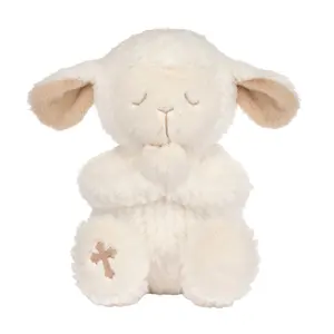 Lambs & Ivy Heaven Sent Praying Baptism Plush Lamb Stuffed Animal Toy - Mary