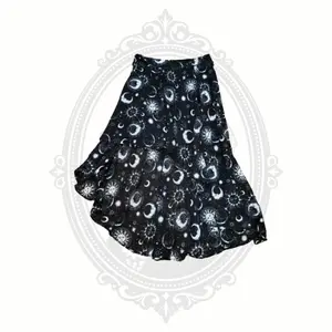 Women's Gothic Killstar Astral Light High-Low Maxi Skirt - Plus Size 3X, NWT, Sun-Ready, Matching Women's Clothes