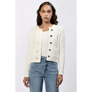 CAMBRIA CARDIGAN SWEATER WHITE