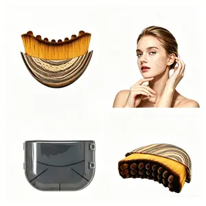 Daily Lymphatic Contour Massage Brush, Full-body Relaxation Tool for Face, Neck, and Shoulders. Relieves muscle soreness, firms sagging skin, and sculpts an exquisite jawline.