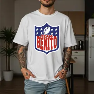 Graphic Tee Team Benito Shirt, Puerto Rico Football Fan Tshirt, LX Bunny Shirt, Unisex