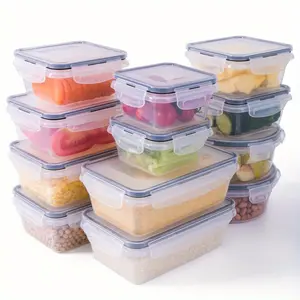 3pcs Food Grade Airtight Food Storage Containers with Lids, Clear Moistureproof Plastic Jars, BPA Free, Stackable, Dishwasher Safe, for Cereal Rice Pasta Tea Nuts Coffee Beans, Kitchen Pantry Organizer, Ideal Mother's Day Gift, Perfect Gift Choice