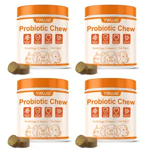 8-in-1 Multivitamin Soft Chews for Dogs – Probiotics, Gut and Immune Support – Natural Pork Flavor