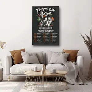 Treaty Oak Revival 2026 Tour Wall Art Poster Unframed HD Print Home Office Decor Unique Trendy Gift, Perfect Gift
