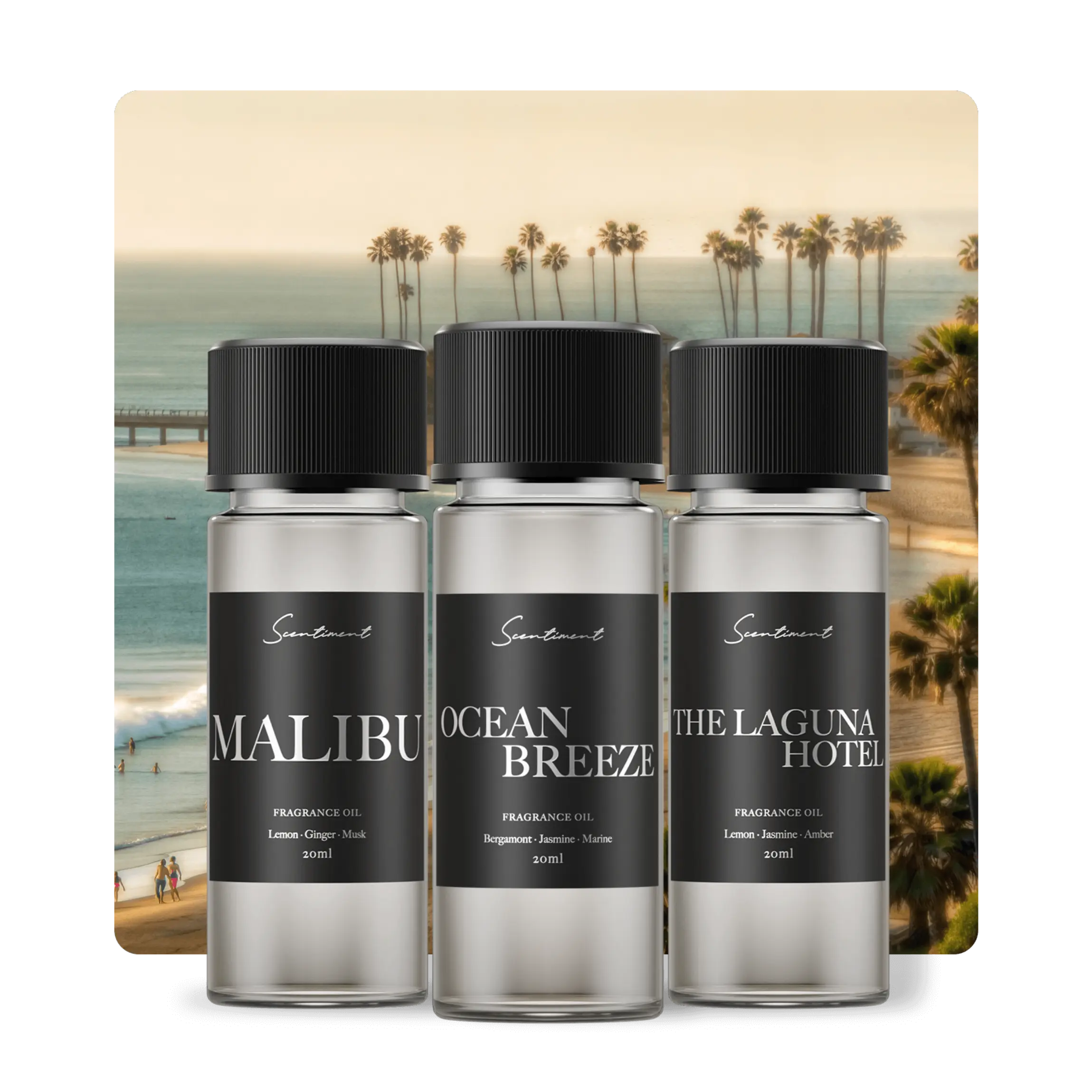 Scentiment California Hotel Discovery Set – 20ml Golden State Vibes at Home