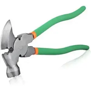 10 Inch Fencing Pliers with Hammerhead Staple Puller - Multi Purpose Fence Tool