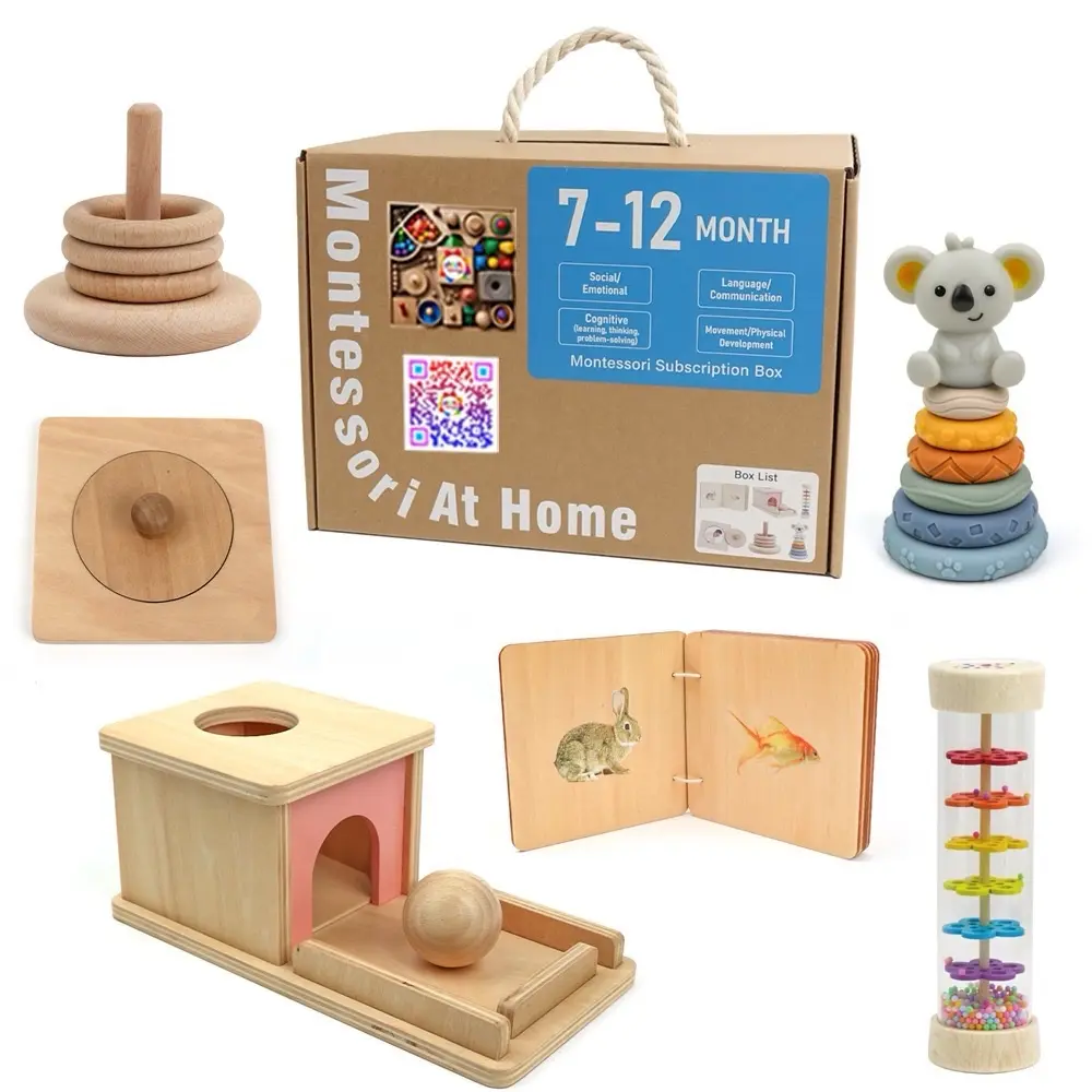 Emerging Skills Subscription Box 7-12 Months: Supporting Early Growth and Coordination for Your Little Explorer