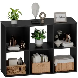 Cube Storage Organizer - Open Cube Bookshelf with Removable Back Panels, Display Storage Bookcase for Living Room, Bedroom, Entrance Hall, Home Office