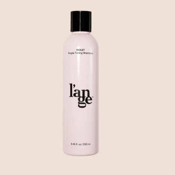L'ANGE HAIR Violet Toning Purple Shampoo - Salon-Grade Haircare Cleanser, Neutralizes Brass & Yellow Tones in Blonde Hair, Adds Moisture, 8.45 fl oz