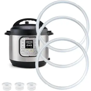 3 Pack  Sealing Rings for  6 Qt, Inner Pot Seal Ring, Replacement Seal Gasket, -Grade  Sealing Rings