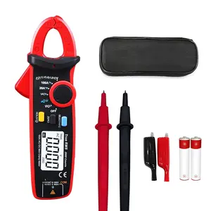 UT210e Mini Clamp Meter &  Electric Clips, AC/DC Amp Meter Clamp Multimeter True RMS 2000 Counts  Tester Continuity Tester Capacitor HVAC Tool