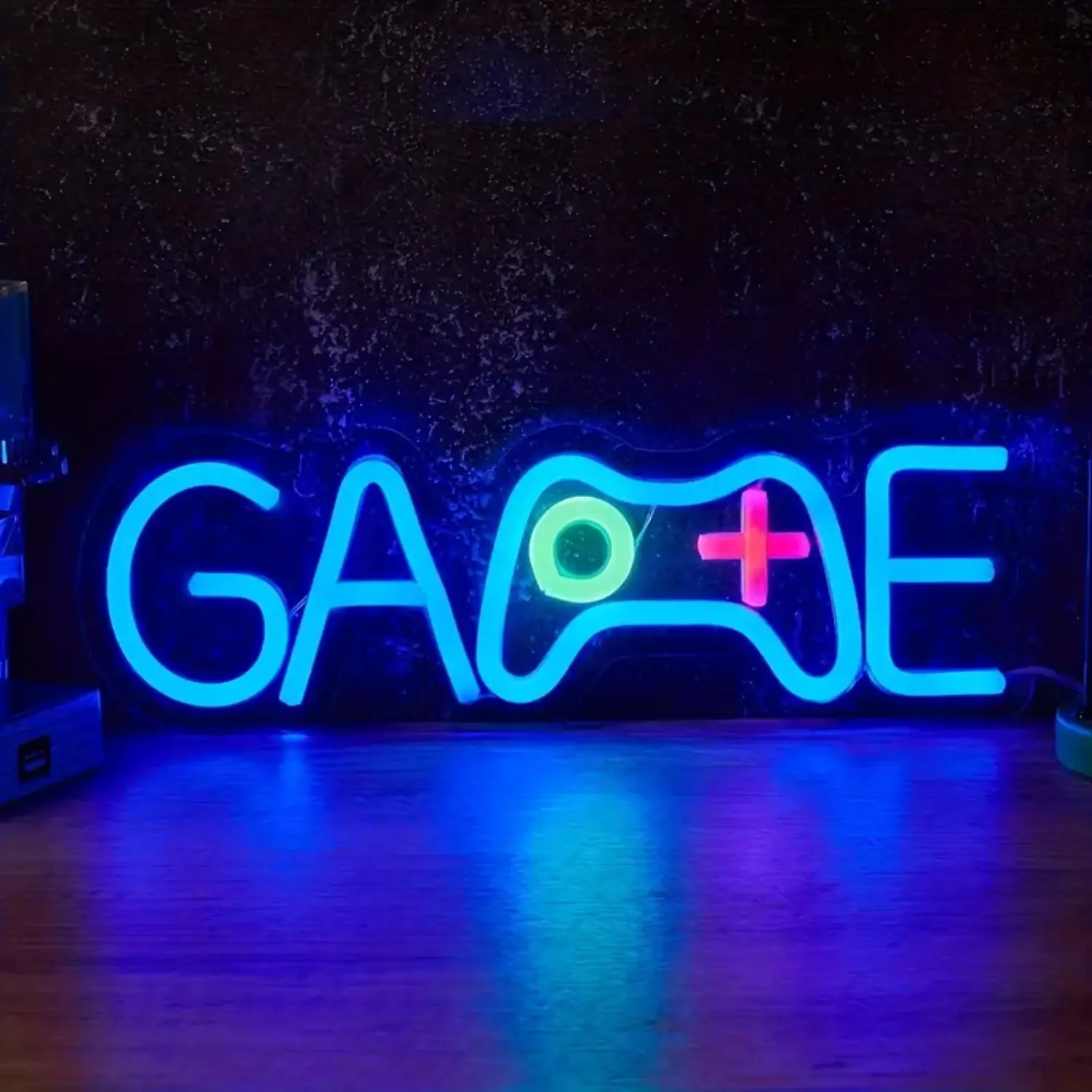 Unique USB-Powered Wall-Mounted Game Neon Light, Creates Cool Ambiance for Gaming Rooms & Bedrooms, Perfect Gift for Gamers & Youth, USB Powered Lamp