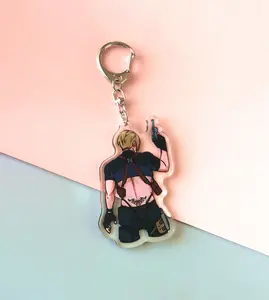 Mod Leon Keychain ‘Tramp Stamp Leon’, Leon S Kennedy Resident Evil Acrylic Keychain