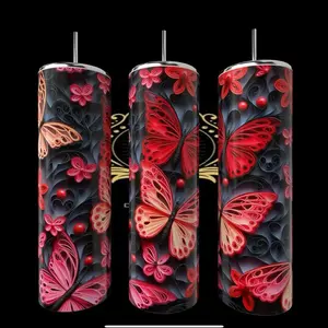 3D butterfly Tumbler 3D butterfly Tumbler