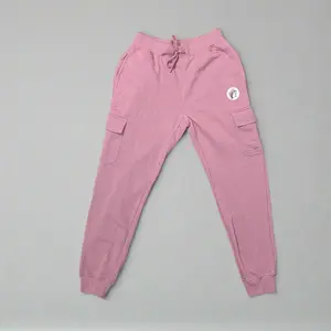 Buc-ee's Fleece Pink Cargo Joggers