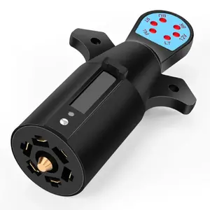 Nilight 7-Way Blade Trailer Connector Tester, Automotive Circuit Tester with Red LED Indicators