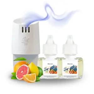 Blue Lava Plug in Refill Air Freshener Starter Kit Oil Lavender