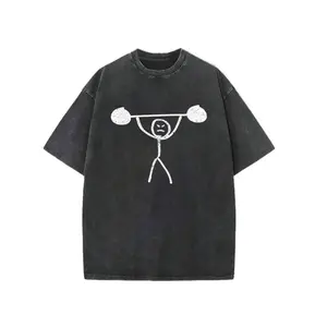 Funny Weightlifting Graphic T-Shirt Gym Workout Tee