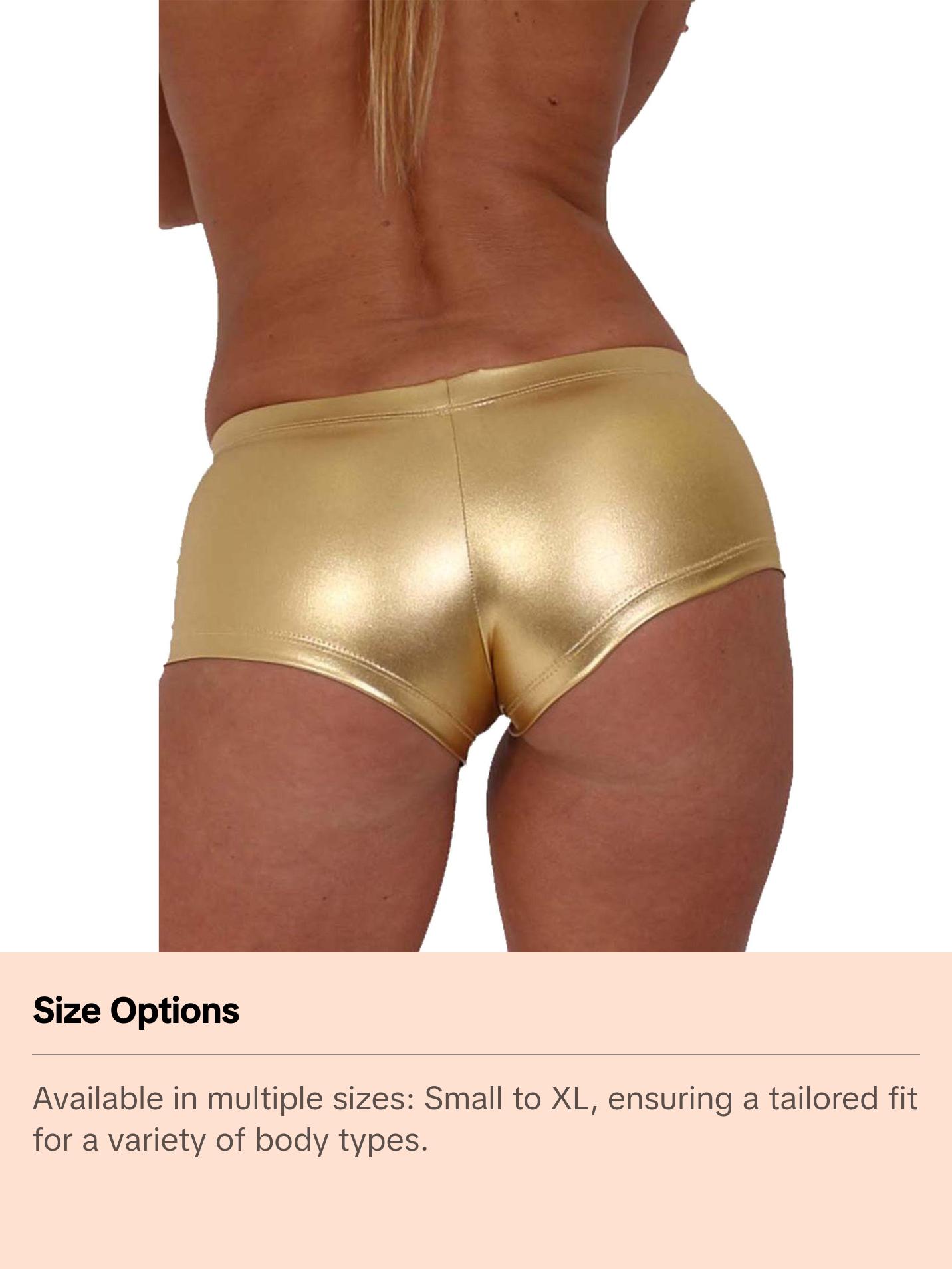 Metallic Booty Shorts*