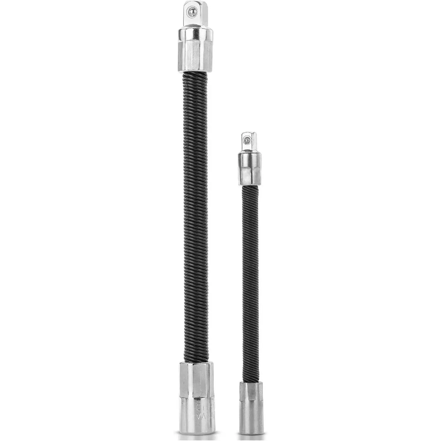 - Flexible Extension Bar Set, 2 count, 1/4" & 3/8" Drives, Flexible Drill Bit Extension, Flexible Socket Extension, 1/4 Flexible Extension, Flexible Ratchet Extension Set, Socket Wrench Extension