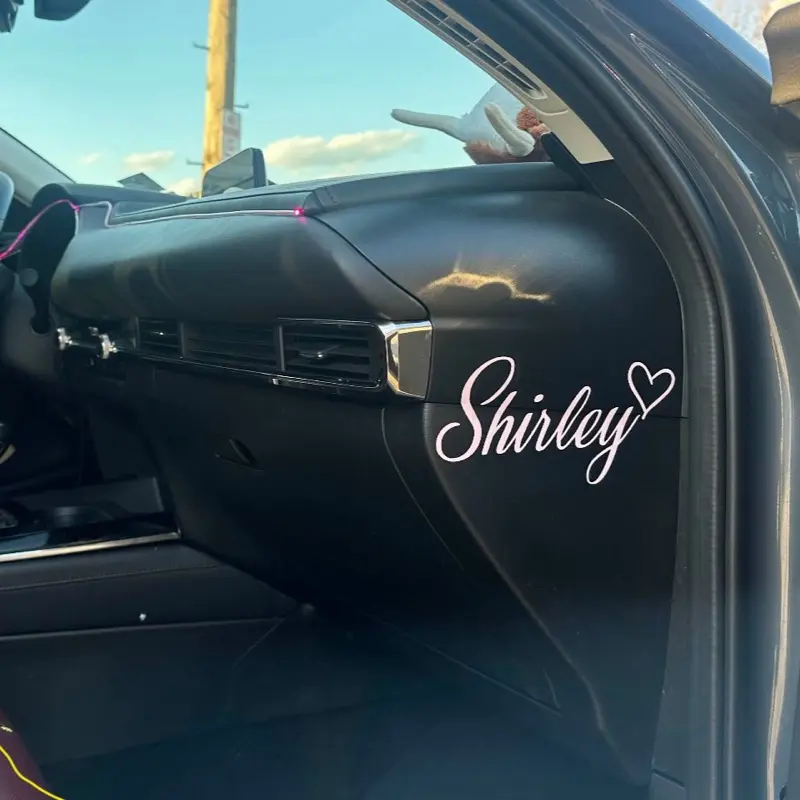 Custom Cursive Name Decal - Personalized Name Decoration Custom Cursive Name Decal - Personalized Name Decoration
