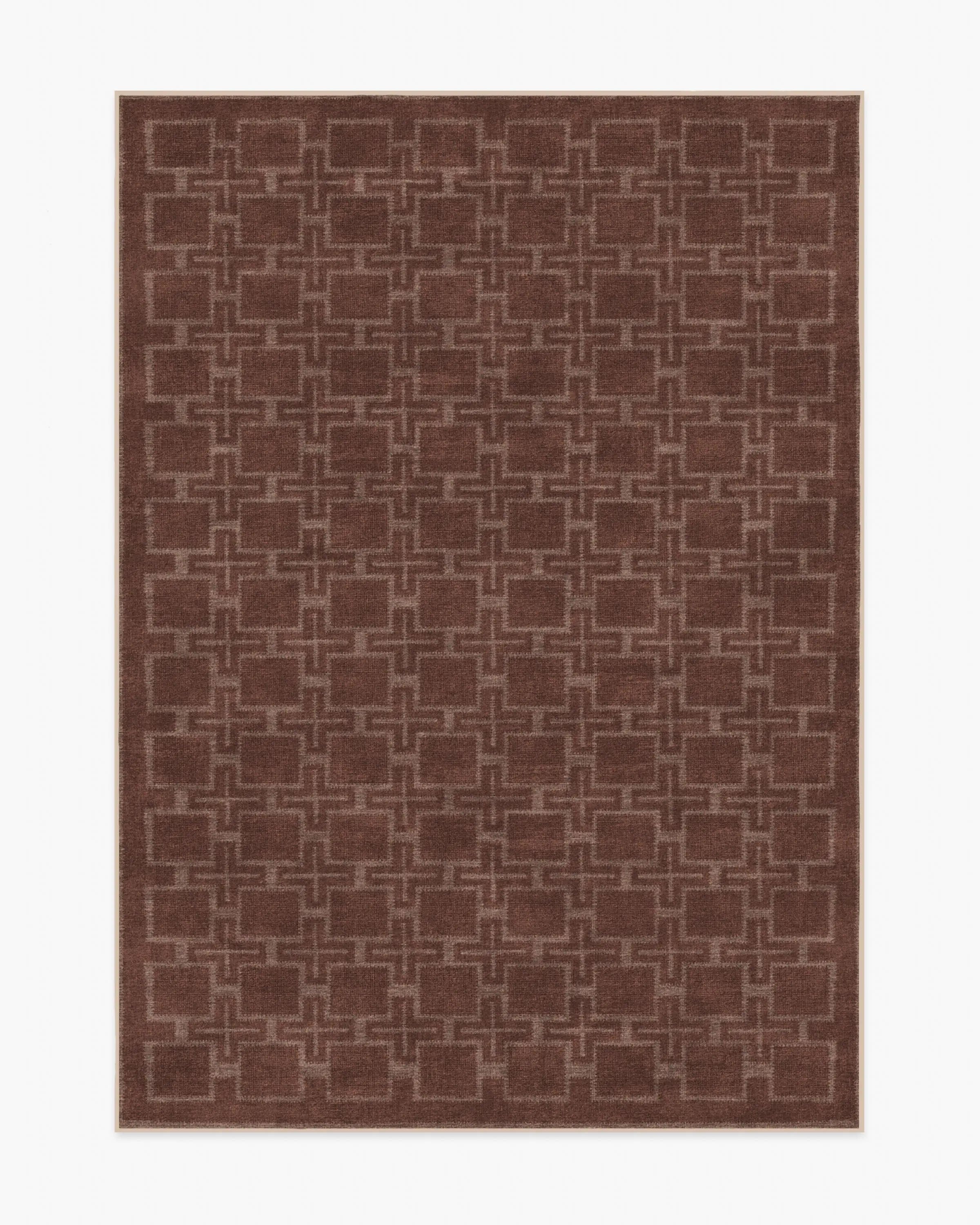 Fletcher Rust Flatwoven Rug