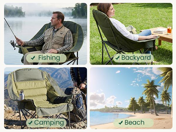 TrailThrone use cases fishing backyard camping beach